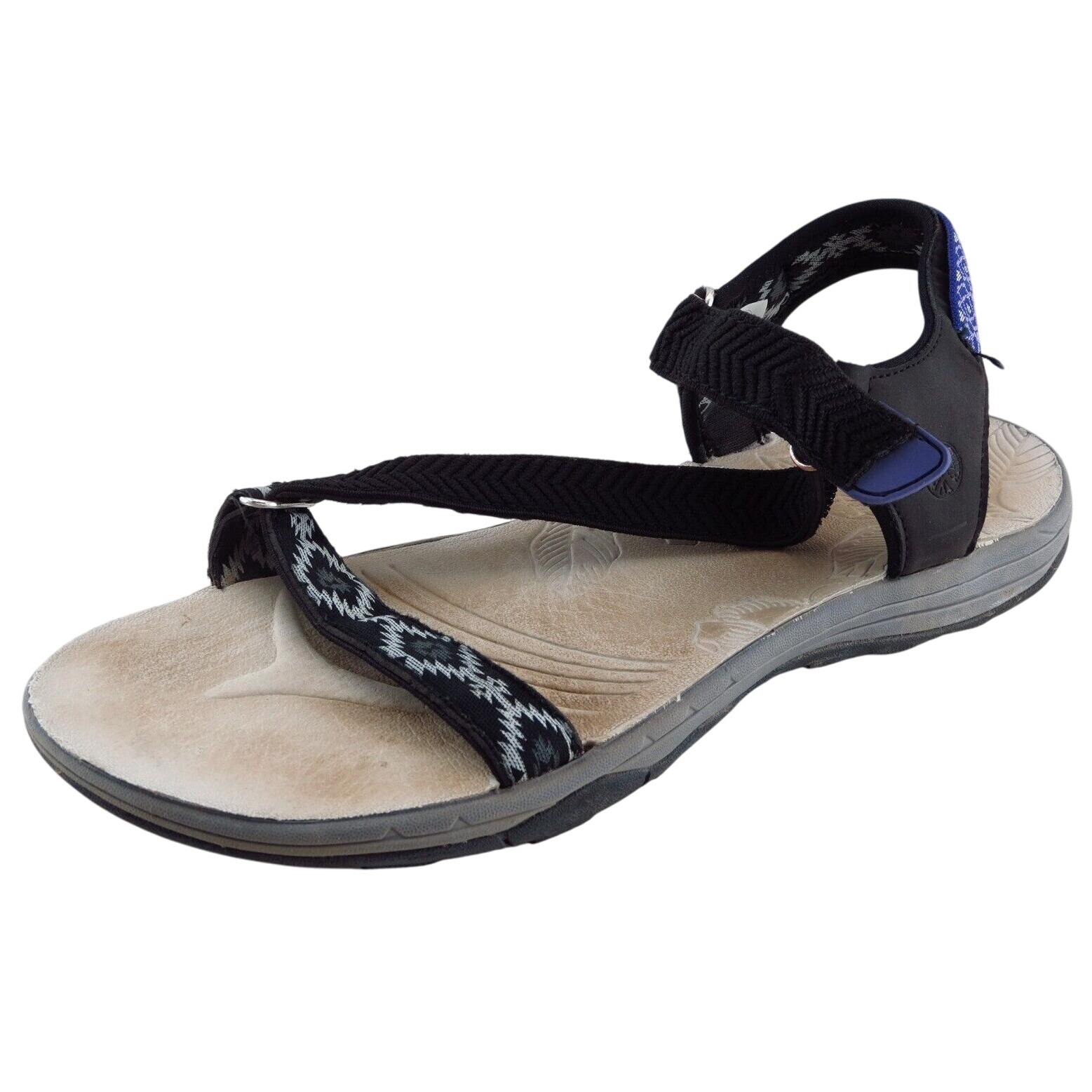 Northside Sport Sandals Black Fabric Women Shoes Size 9 Medium